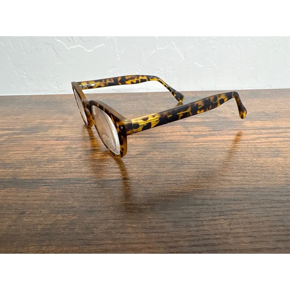 Look Optic Tortoiseshell Round Reading Glasses +2.00 Magnification